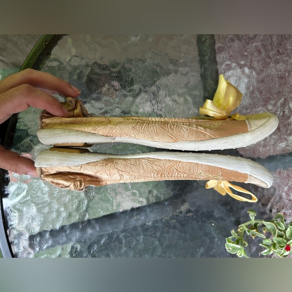 Replay | NWOT yellow suede with lace ballerina flats | size 6 - Picture 11 of 11